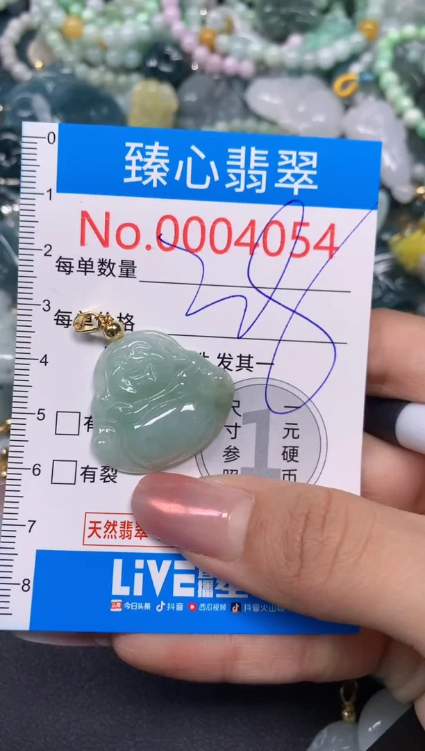 【闪购商品】翡翠颈饰未镶嵌含绳0004054