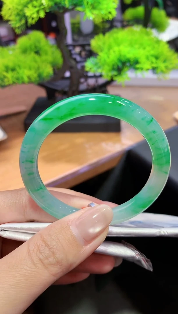 未镶嵌手镯翡翠k29天然A货缅甸翡翠51.7总价21.8万定金2万