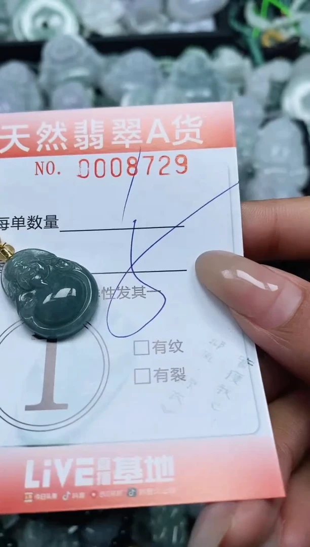 翡翠未镶嵌颈饰闪购0008729
