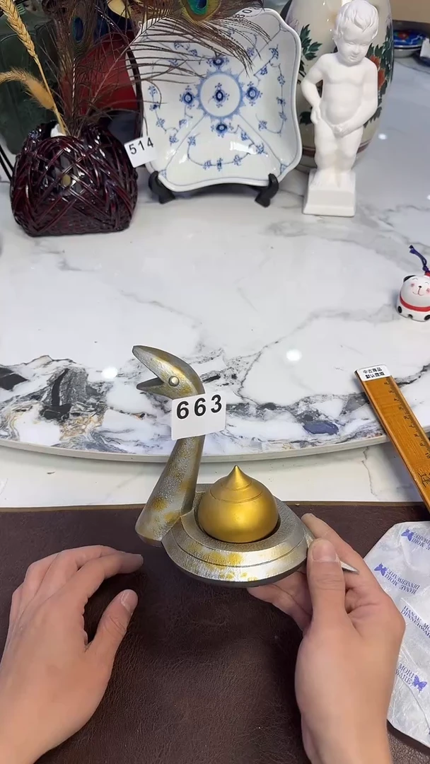 茶周边嗜*光663南部铁器校舍摆件