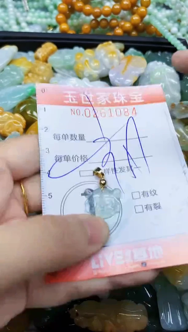 翡翠未镶嵌颈饰闪购0261084多样性发其一