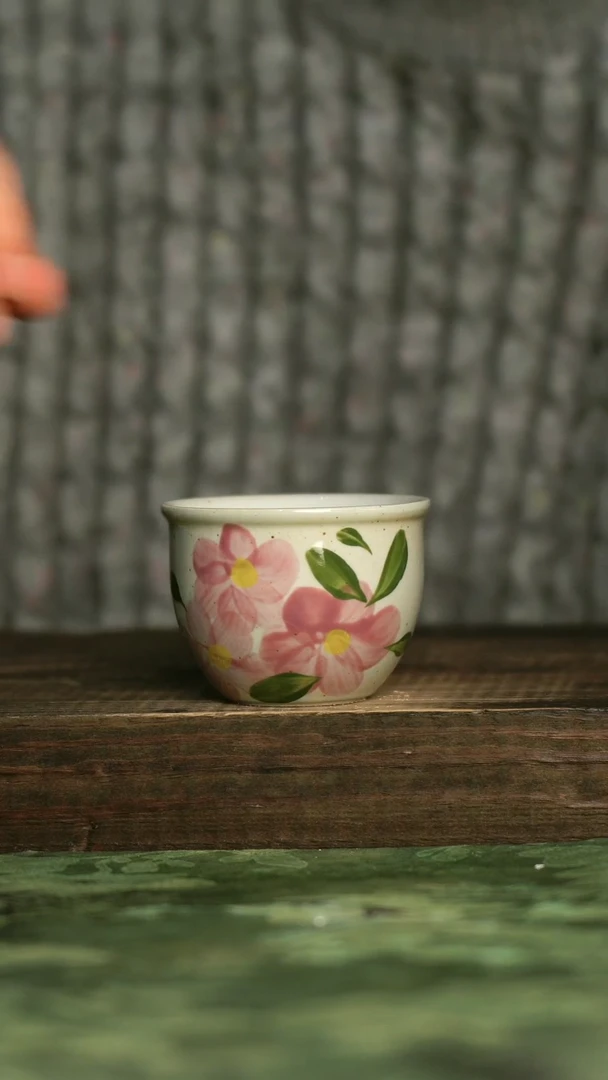 陶瓷青诗集手工手绘瓷器