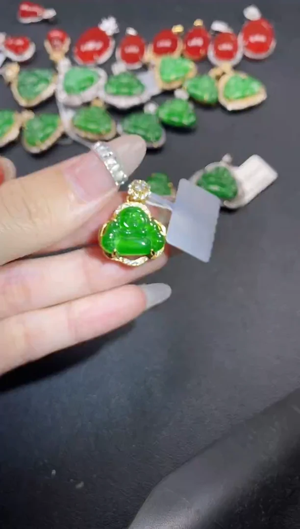 银S925镶嵌戒指翡翠51511