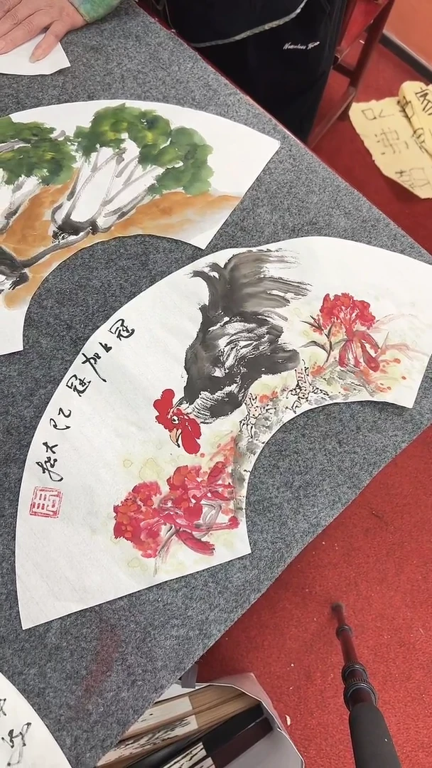 国画周大拙/国画/花鸟