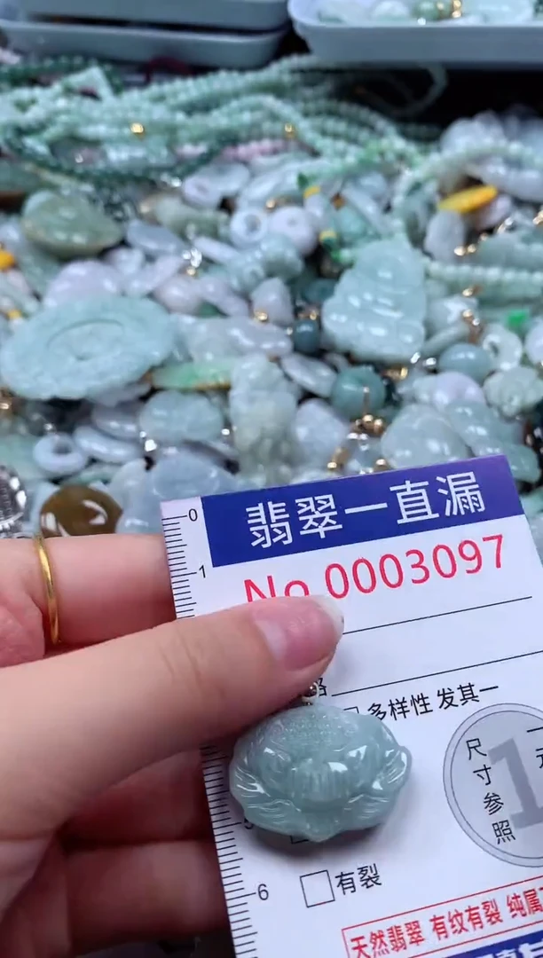 翡翠未镶嵌吊坠(不含链)3097