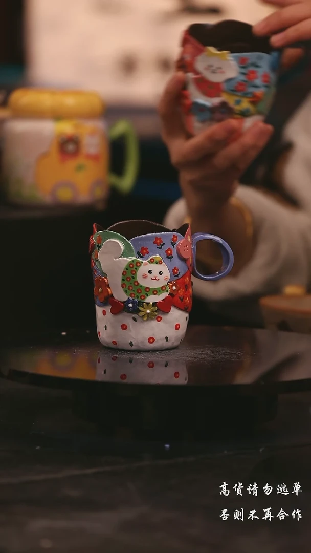 陶瓷景德镇可爱设计师款陶瓷