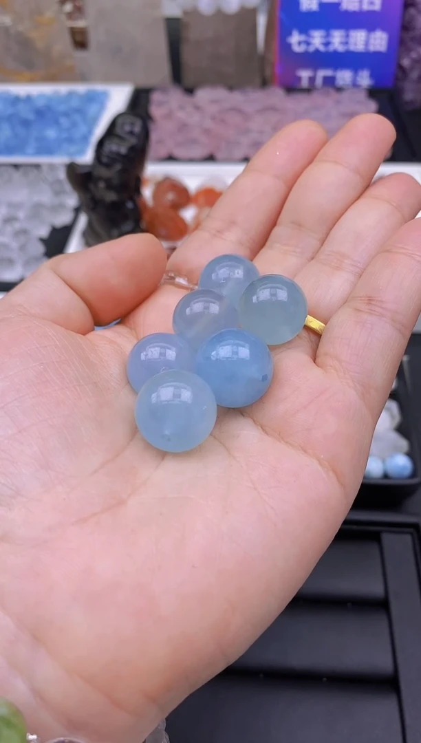 【闪购商品】海蓝宝石裸石未镶嵌66a多样性发其一/1.30/1个