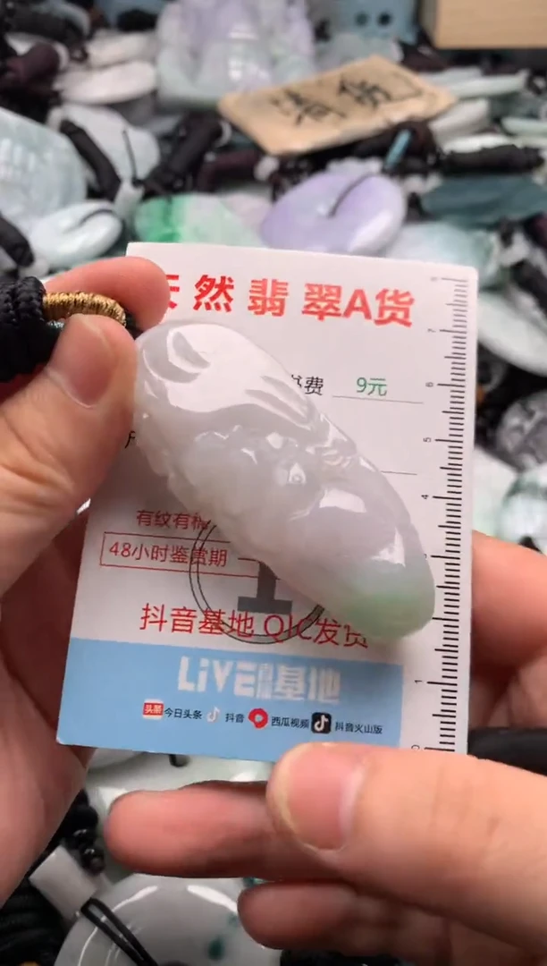 翡翠未镶嵌吊坠(不含链)1