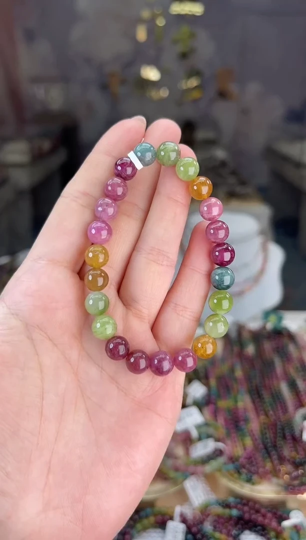 【闪购商品】碧玺/未镶嵌J8mm+碧玺单圈多样性发货