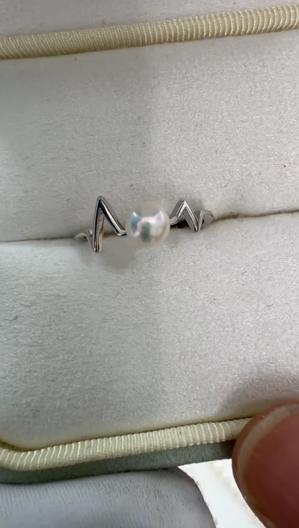 【闪购商品】淡水珍珠戒指未镶嵌B05