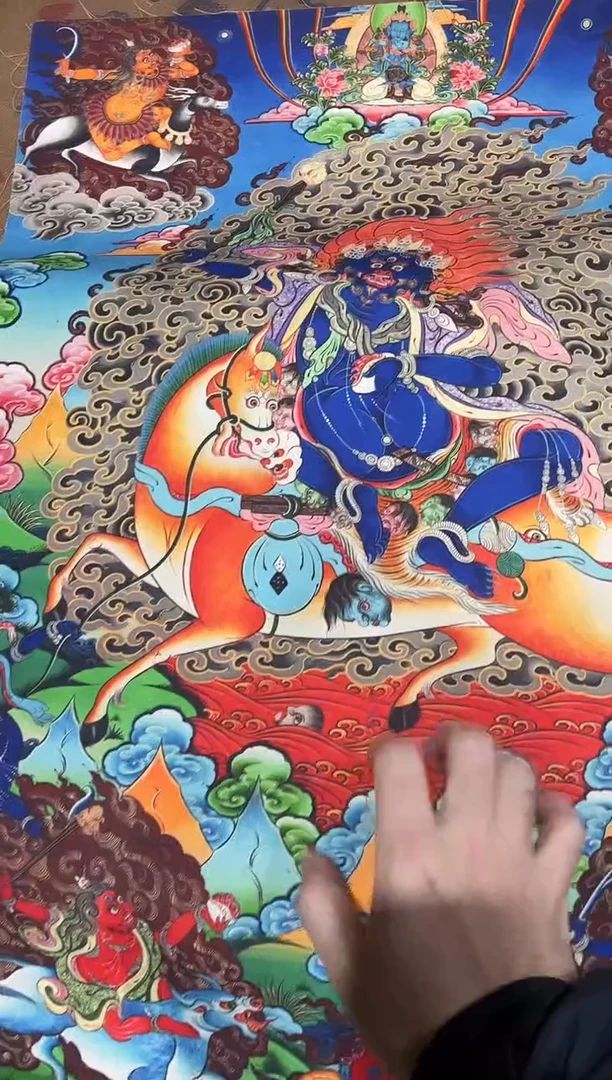 卷轴画路路的唐卡tk160