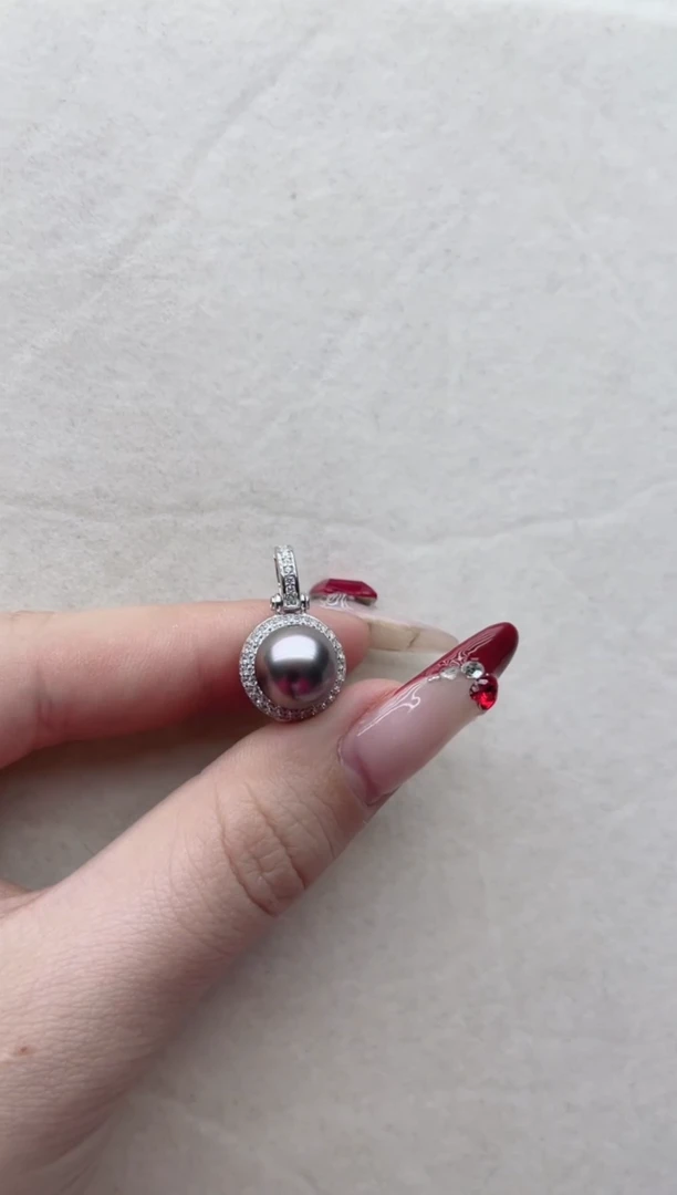 【闪购商品】海水珍珠吊坠银S925镶嵌A29