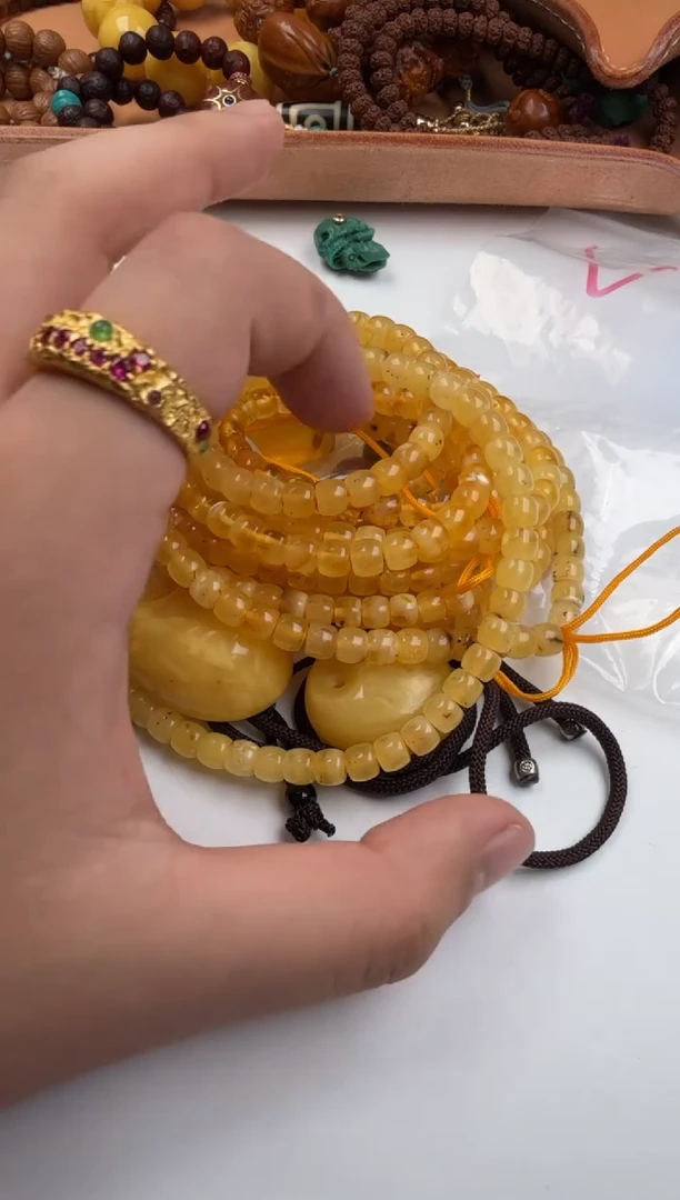 未镶嵌项链蜜蜡声*蜜蜡