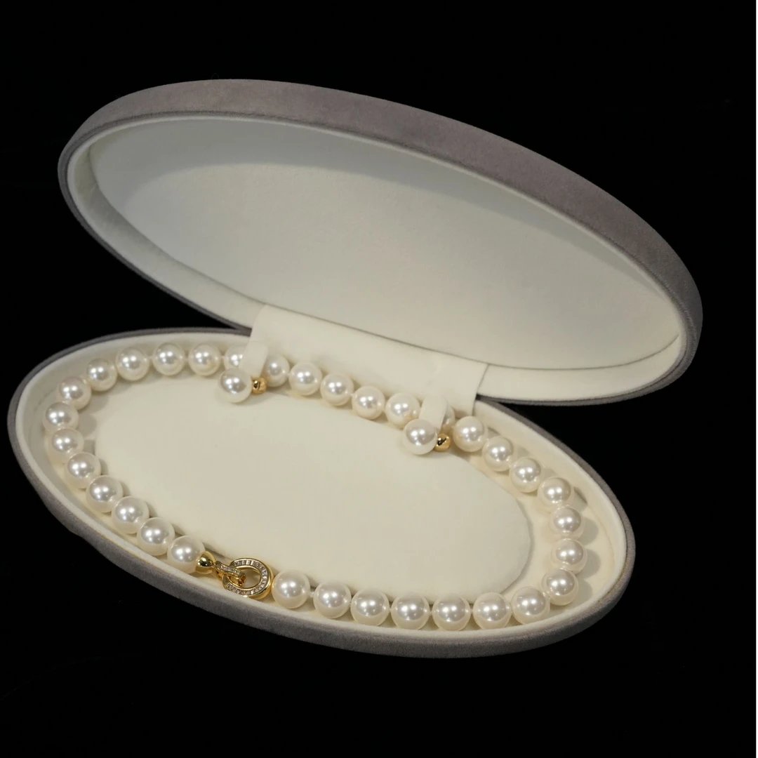 铜合金仿珍珠项链 爱妃原创【饰品】新中式项链耳环礼盒贝珠套装S17