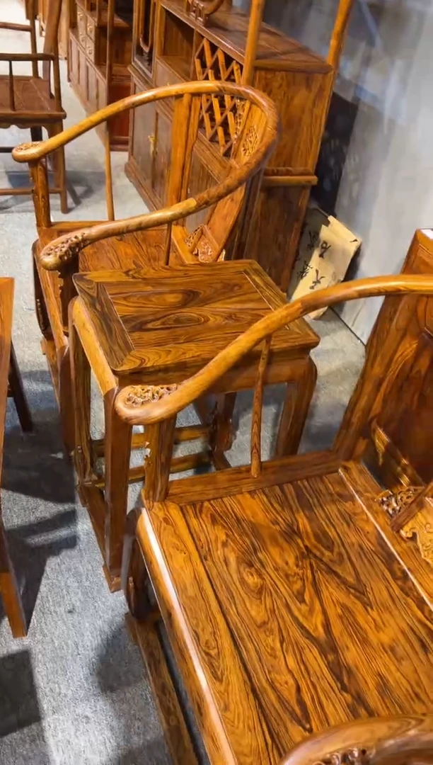 木皇宫椅 红木家居