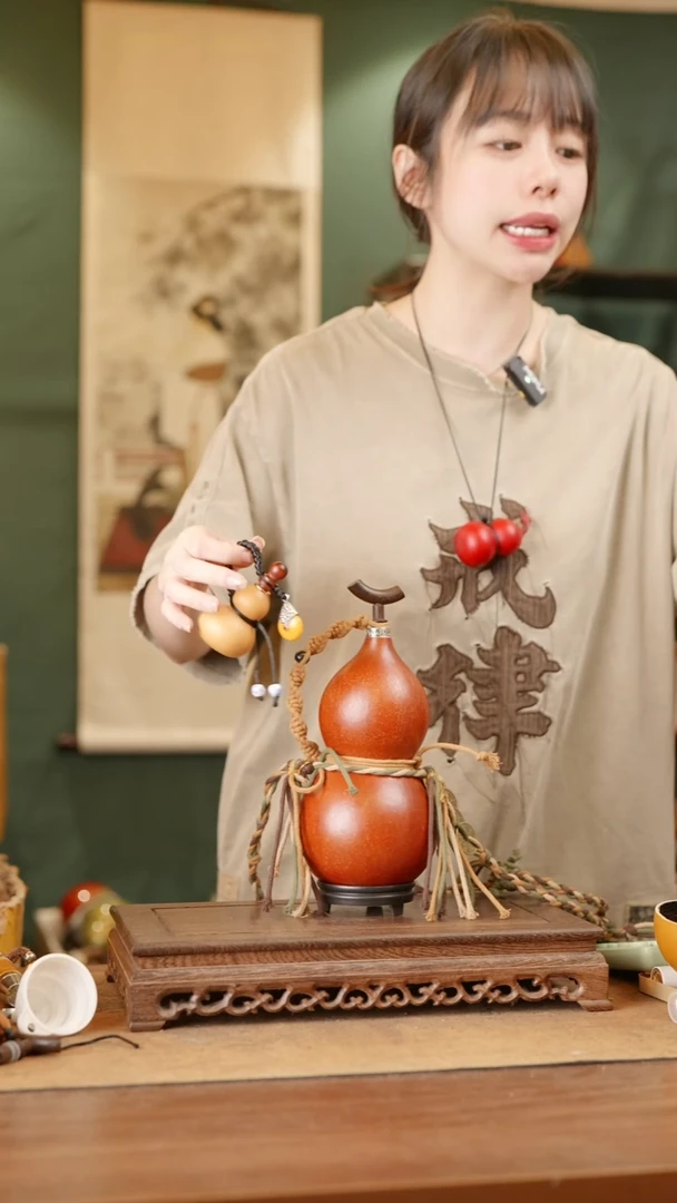 227号精品天然大漆酒葫芦一物一拍~