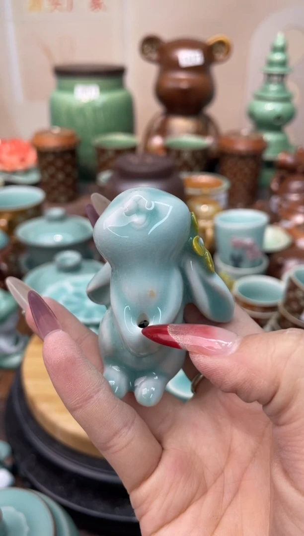 慧仙青瓷手工捏花  源头厂家特价福利