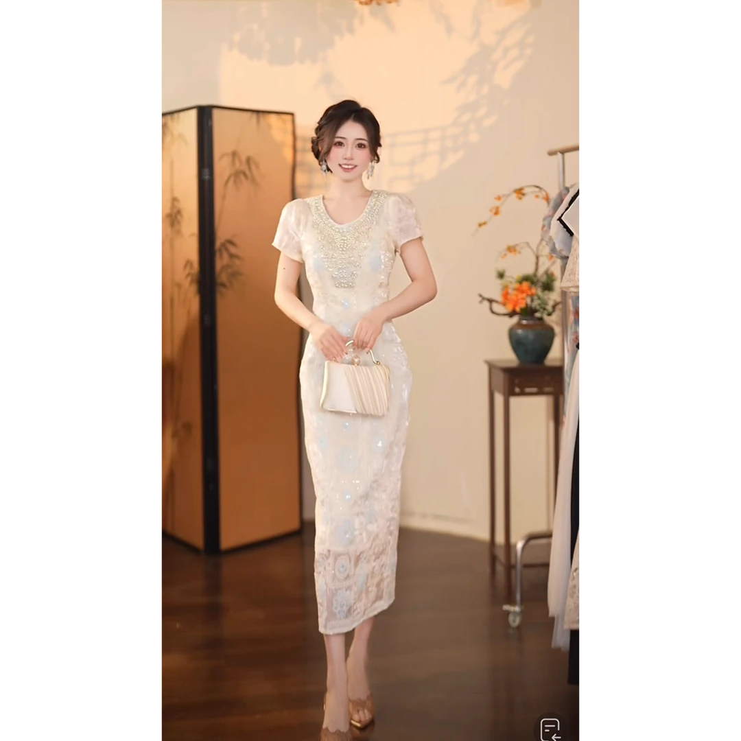瑞瑞定制-1470（美若天仙）连衣裙P207