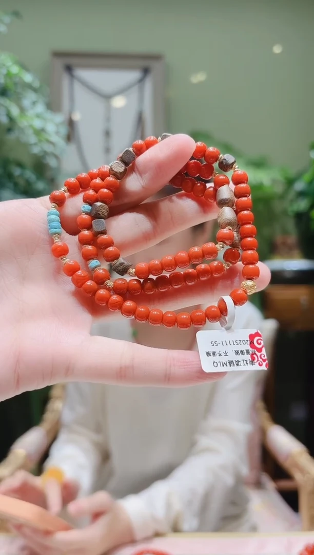 未镶嵌手串南红玛瑙蚂**主南红手串MLQ1111-55
