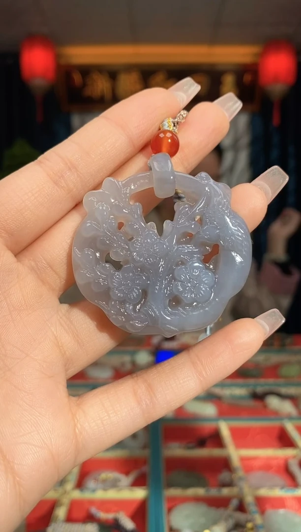 【闪购商品】和田玉颈饰未镶嵌喜上眉梢