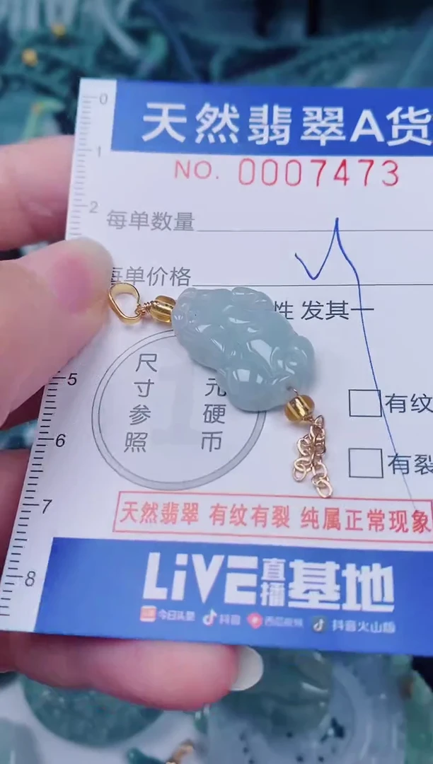 颈饰未镶嵌翡翠00007473