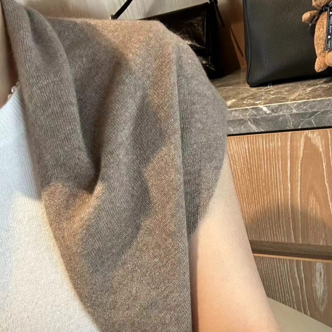 君怡【女士百搭时尚小围巾披肩】100山羊绒