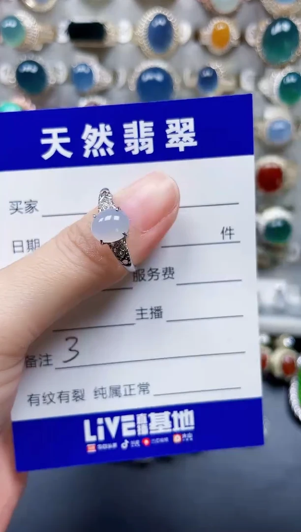 颈饰银S925镶嵌翡翠3