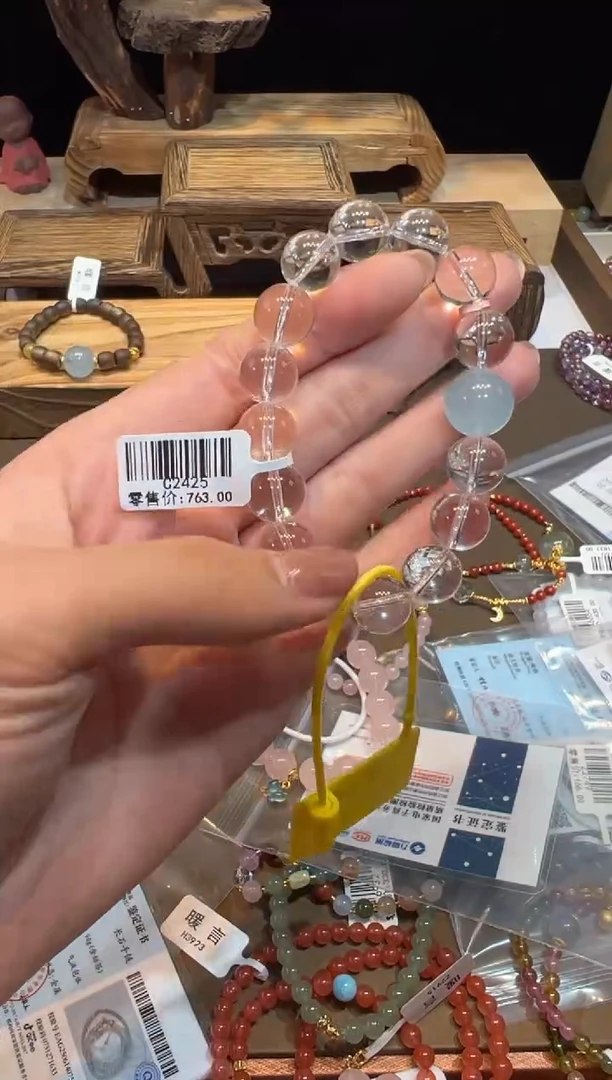 水晶手链未镶嵌手饰@@