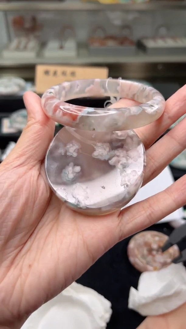 未镶嵌手镯石英质玉59圈口（赠品镯心）s906857