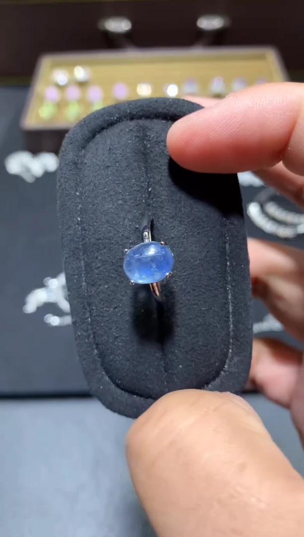 未镶嵌戒圈海蓝宝石W13【多样性发其一】