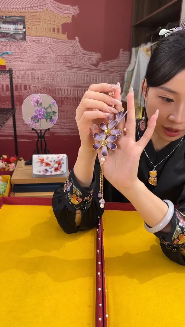【闪购商品】刺绣苏绣世家非遗手工（压襟）