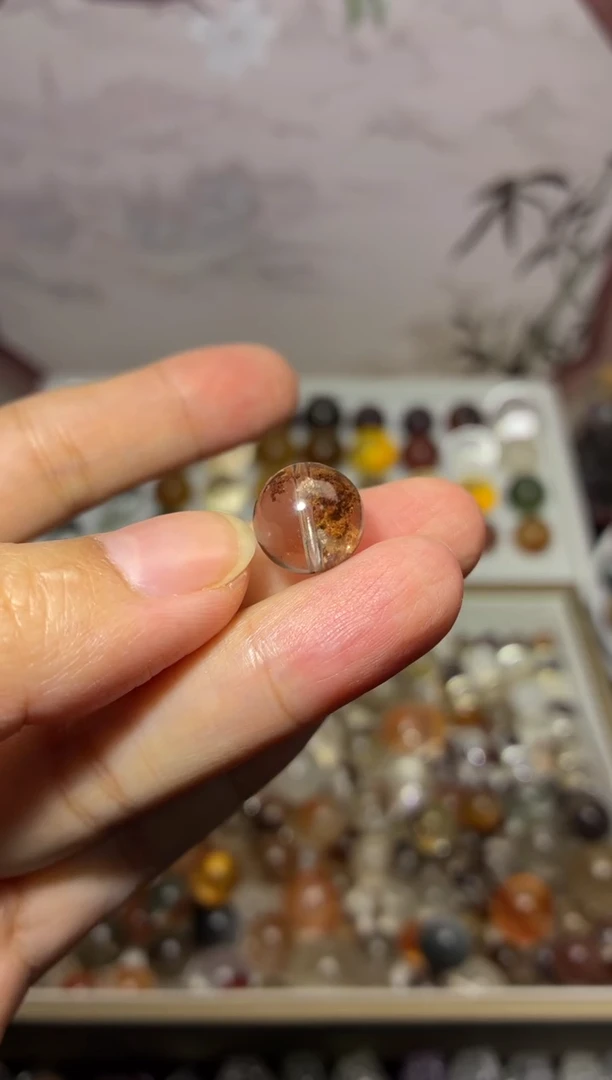 未镶嵌手串水晶11.6mm幽灵