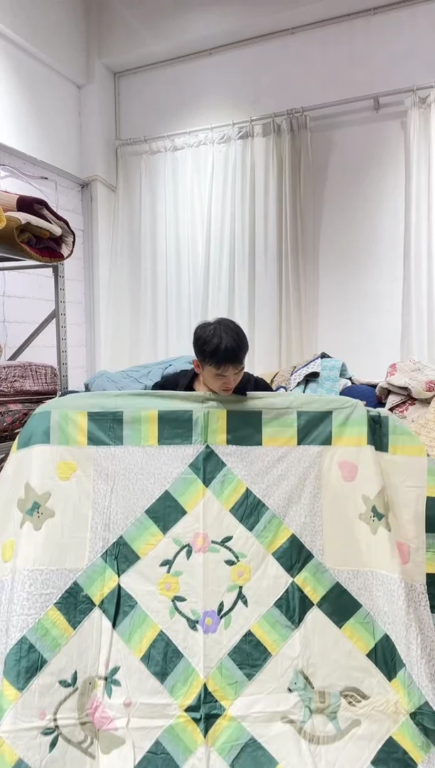 棉200*20纯棉床盖6号瑕疵