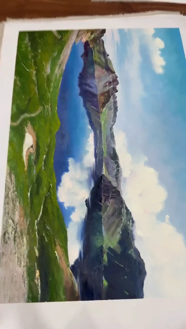 油画 纯手绘油画 画芯 60*90cm