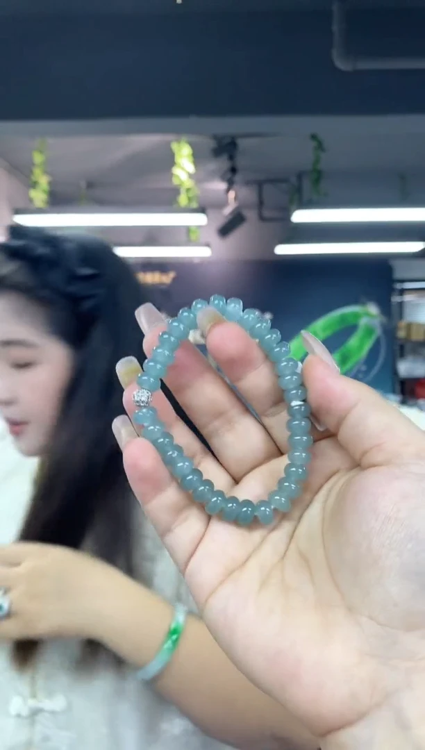 未镶嵌手链翡翠多样性发其一颜色微差