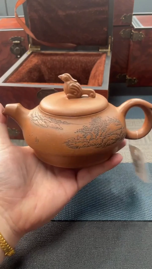 茶壶紫砂75 宜兴原矿紫砂