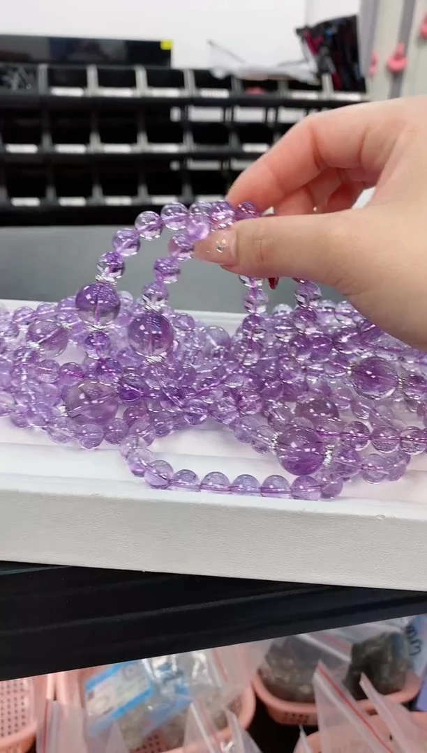 【闪购商品】水晶手链合金211.20玻利维亚紫水晶 多样性发其一