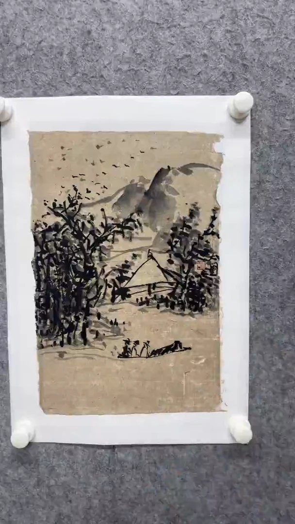 国画写意画花鸟画手绘