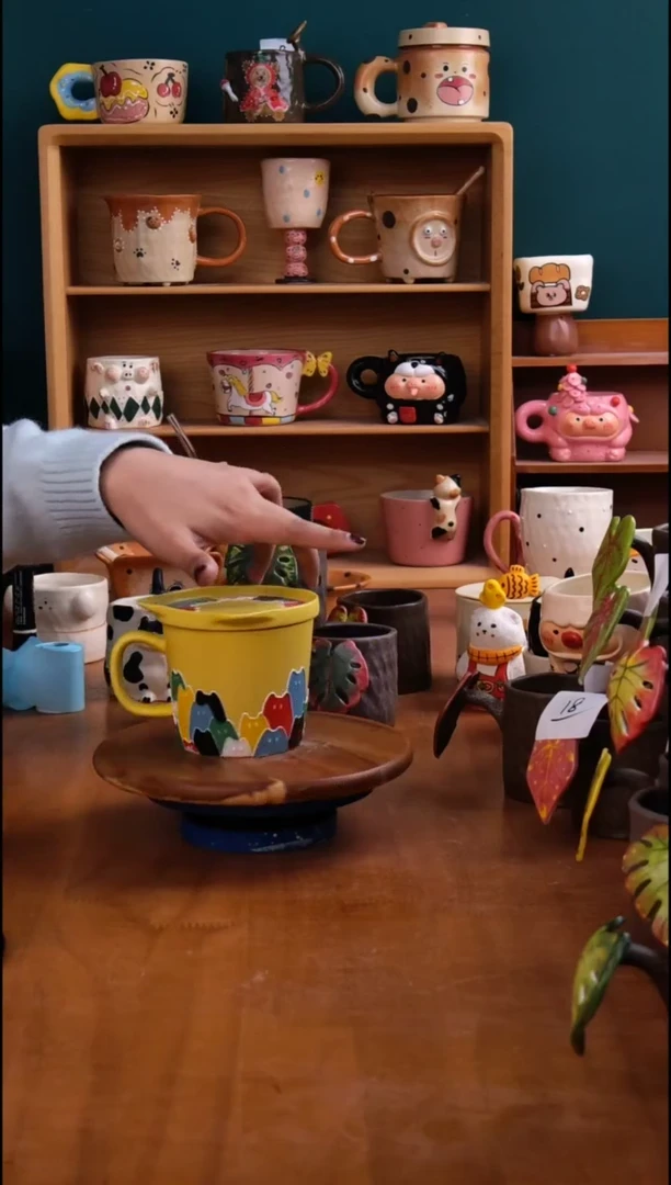 摆件陶景德镇原创手工陶瓷