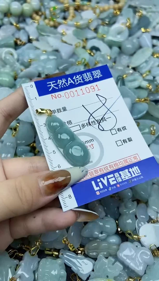 【闪购商品】翡翠颈饰未镶嵌天然A货翡翠