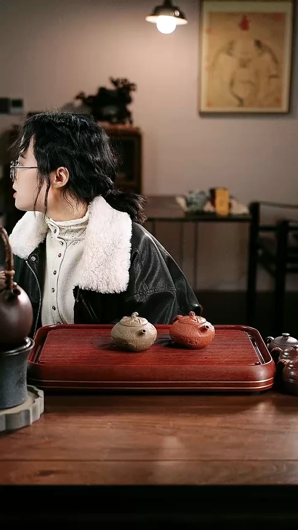 紫砂茶壶合菱龚春二选一