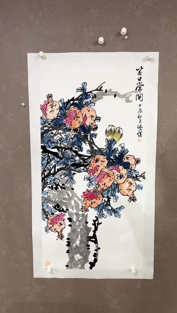 绘画24林紫仪100*50花鸟作品