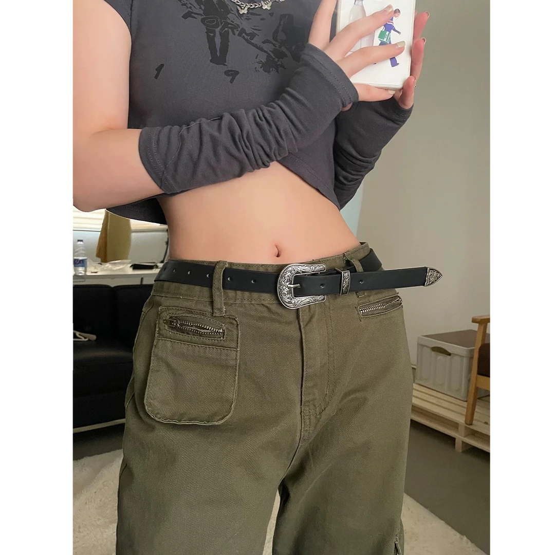 2024新款百搭男士皮带复古潮流裤带简约商务朝南必备