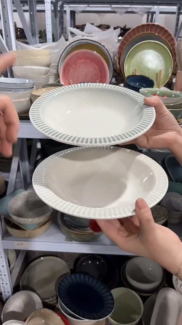 【闪购商品】瓷片外贸尾货瑕疵满20包邮X2 草帽亮釉灰