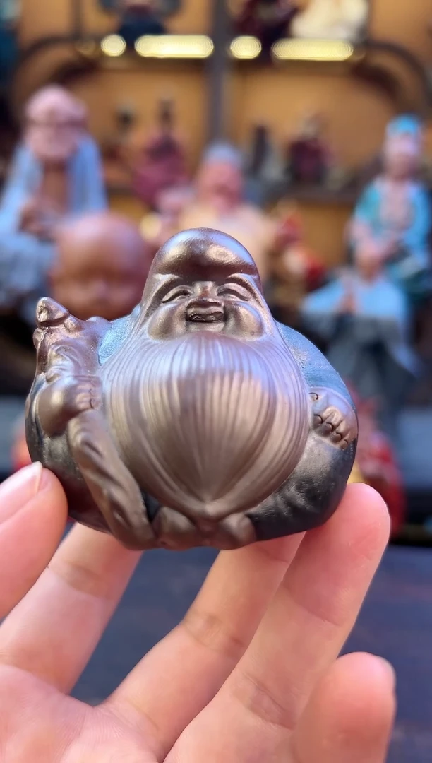 紫砂茶宠器闵茶宠摆件