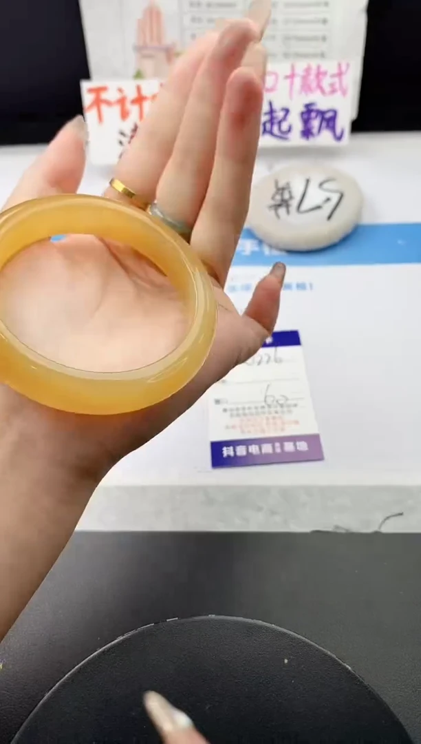 未镶嵌手镯石英质玉j226-HB60+