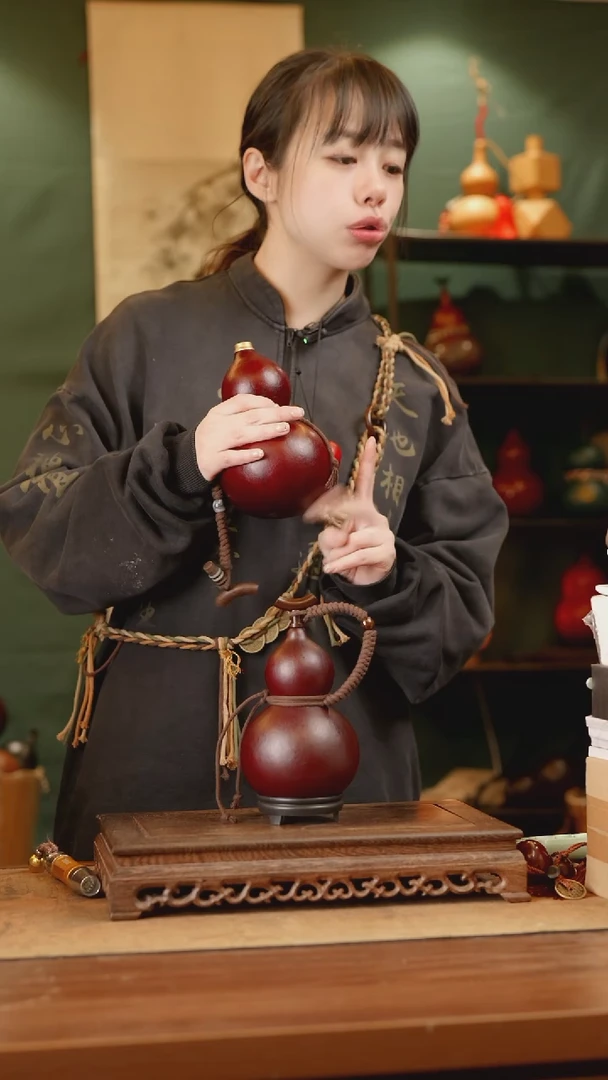 54号精品天然大漆酒葫芦一物一拍~