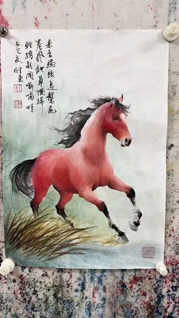 国画王维东国画作品2.7pc