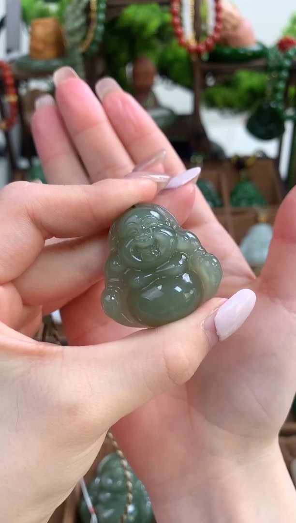 【闪购商品】和田玉颈饰未镶嵌吊坠35mm