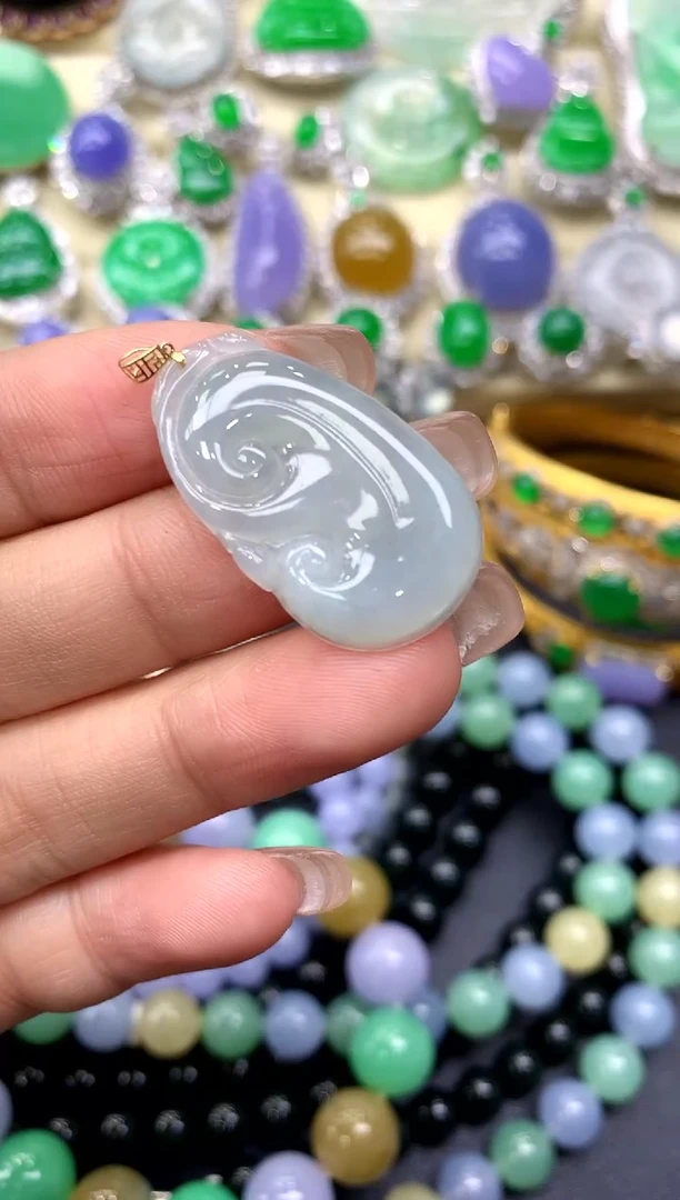 颈饰未镶嵌翡翠3-中国好珍宝